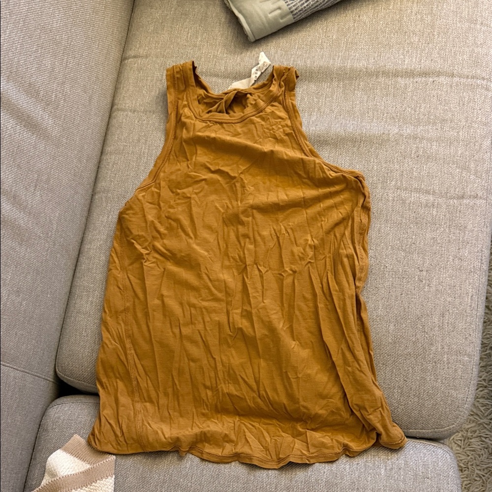 Lululemon yellow tunic tank